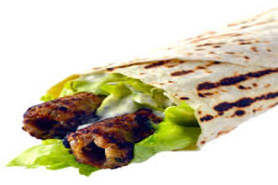 Beef Kabab Roll Meal وجبة كباب لحم رول